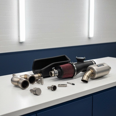 Performance upgrade kit for a Ford Mustang