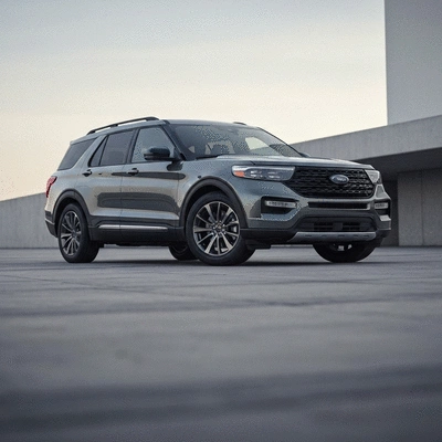 Sleek 2026 Ford Explorer parked against a modern urban backdrop