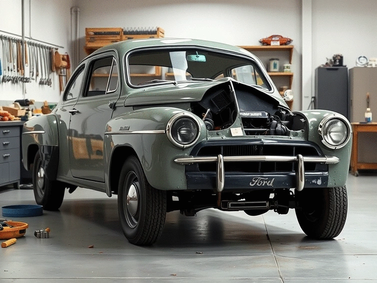Ford Classic Car Restoration on a Budget: DIY vs. Professional
