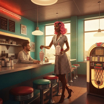 Close-up of hands working on a vintage Ford engine, with tools scattered around, in a garage setting, no text, no words, no typography, clean image